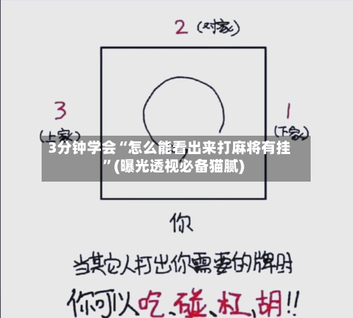 3分钟学会“怎么能看出来打麻将有挂”(曝光透视必备猫腻)-第1张图片