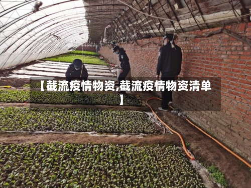 【截流疫情物资,截流疫情物资清单】-第3张图片