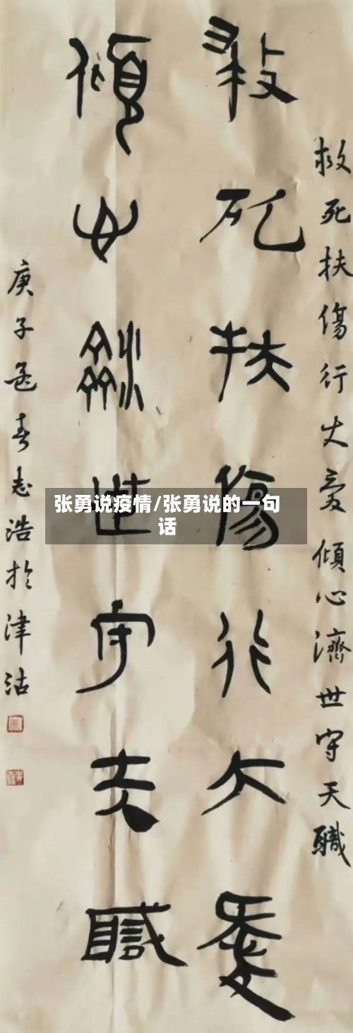 张勇说疫情/张勇说的一句话-第3张图片