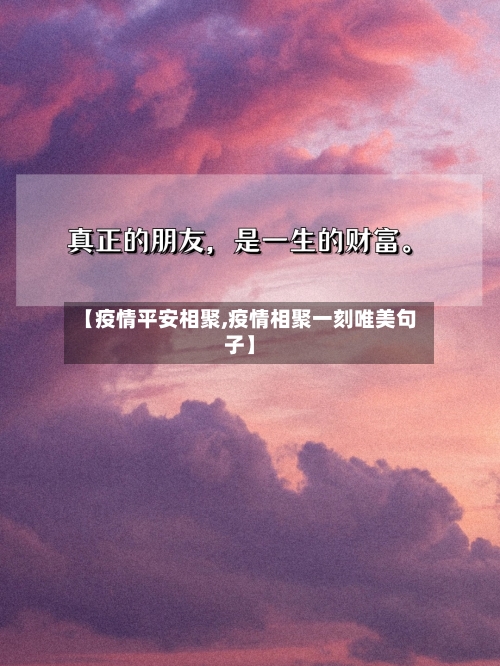 【疫情平安相聚,疫情相聚一刻唯美句子】-第2张图片