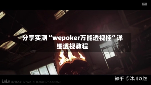 分享实测“wepoker万能透视挂”详细透视教程-第2张图片