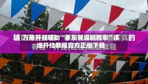 万能开挂辅助“多乐够级刷胜率	”详细开挂教程官方正版下载-第2张图片
