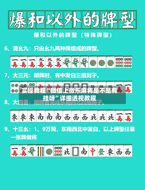 实操教程“微信上微乐麻将是不是有挂呀	”详细透视教程-第2张图片