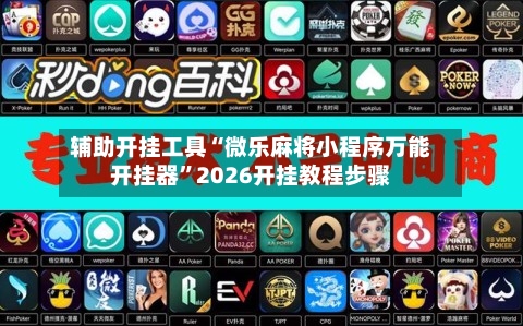 辅助开挂工具“微乐麻将小程序万能开挂器”2026开挂教程步骤-第2张图片