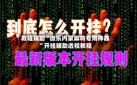 教程辅助“微乐内蒙麻将专用神器”开挂辅助透视教程-第3张图片