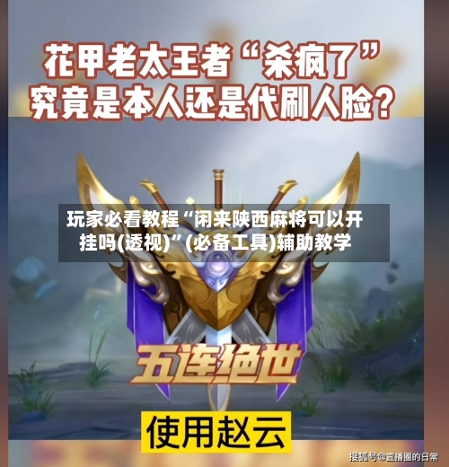 玩家必看教程“闲来陕西麻将可以开挂吗(透视)”(必备工具)辅助教学-第2张图片