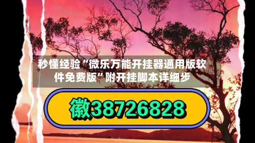 秒懂经验“微乐万能开挂器通用版软件免费版”附开挂脚本详细步-第1张图片