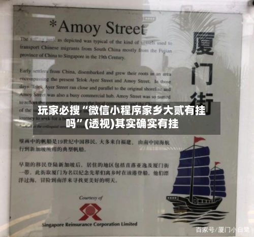 玩家必搜“微信小程序家乡大贰有挂吗”(透视)其实确实有挂-第2张图片