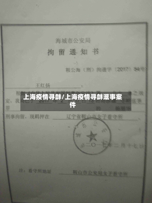 上海疫情寻衅/上海疫情寻衅滋事案件-第1张图片