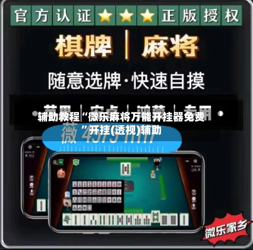 辅助教程“微乐麻将万能开挂器免费”开挂(透视)辅助-第2张图片