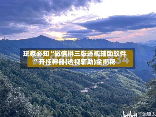 玩家必知“微信拼三张透视辅助软件”开挂神器{透视辅助}全揭秘-第1张图片