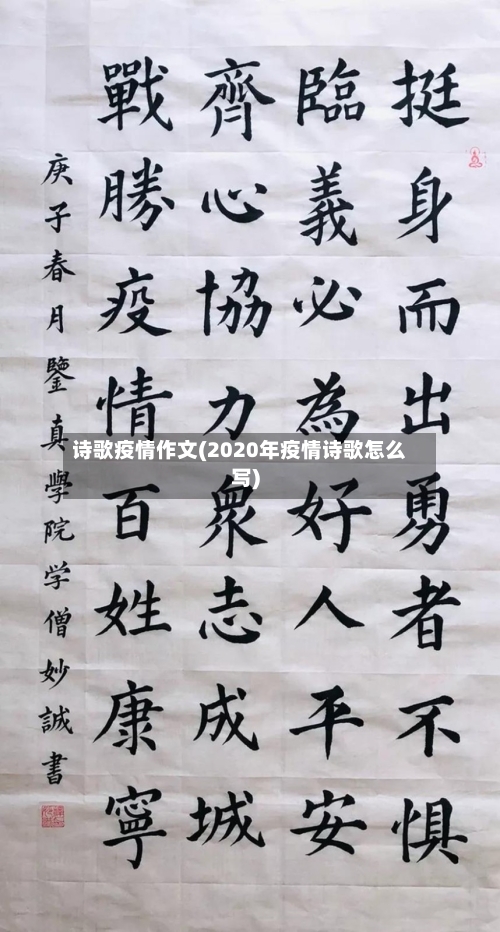 诗歌疫情作文(2020年疫情诗歌怎么写)-第2张图片