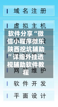 软件分享“微信小程序微乐陕西挖坑辅助”详细外挂透视辅助软件教程-第1张图片