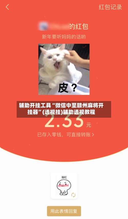 辅助开挂工具“微信中至赣州麻将开挂器”(透视挂)辅助透视教程-第3张图片