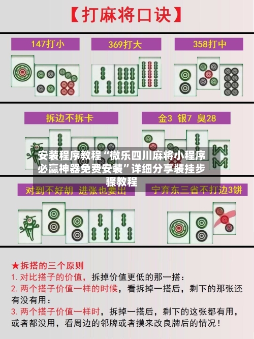 安装程序教程“微乐四川麻将小程序必赢神器免费安装”详细分享装挂步骤教程-第2张图片