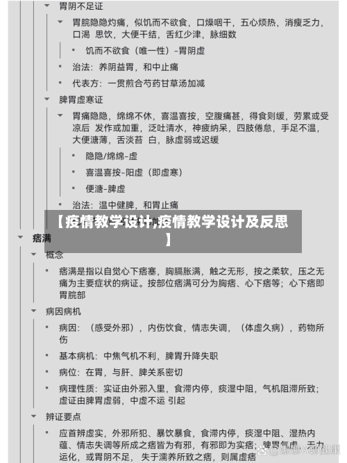 【疫情教学设计,疫情教学设计及反思】-第1张图片