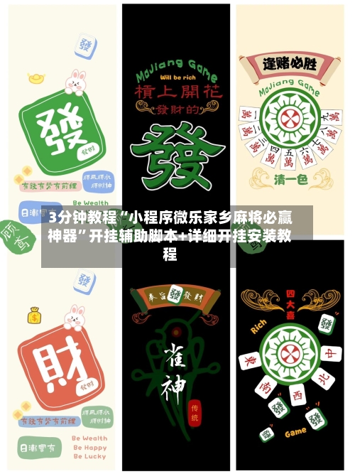 3分钟教程“小程序微乐家乡麻将必赢神器”开挂辅助脚本+详细开挂安装教程-第3张图片