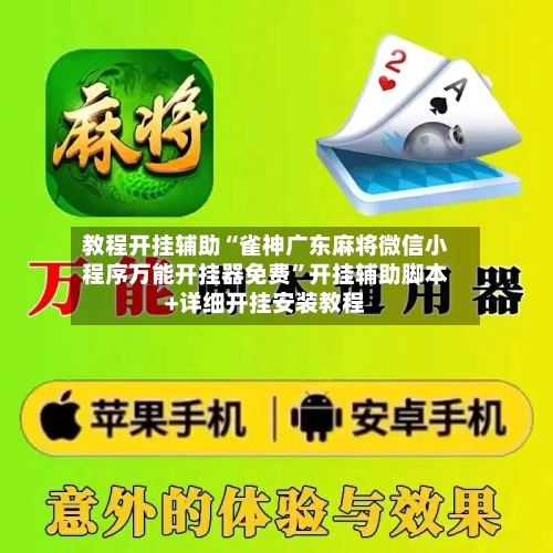 教程开挂辅助“雀神广东麻将微信小程序万能开挂器免费”开挂辅助脚本+详细开挂安装教程-第2张图片