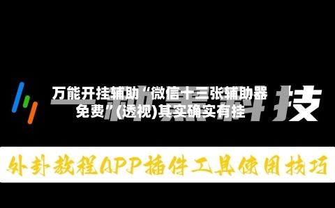 万能开挂辅助“微信十三张辅助器免费	”(透视)其实确实有挂-第2张图片