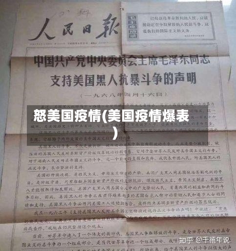 怒美国疫情(美国疫情爆表)-第3张图片