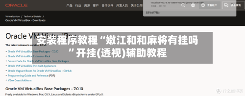 安装程序教程“嫩江和和麻将有挂吗”开挂(透视)辅助教程-第2张图片