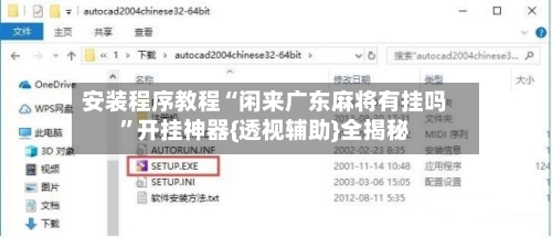 安装程序教程“闲来广东麻将有挂吗	”开挂神器{透视辅助}全揭秘-第2张图片