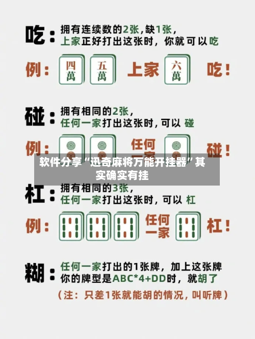 软件分享“迅奇麻将万能开挂器”其实确实有挂-第2张图片