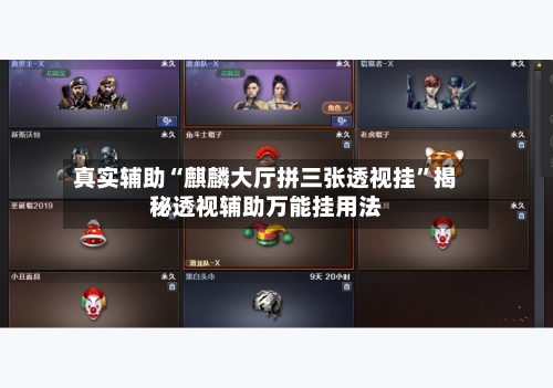 真实辅助“麒麟大厅拼三张透视挂”揭秘透视辅助万能挂用法-第1张图片