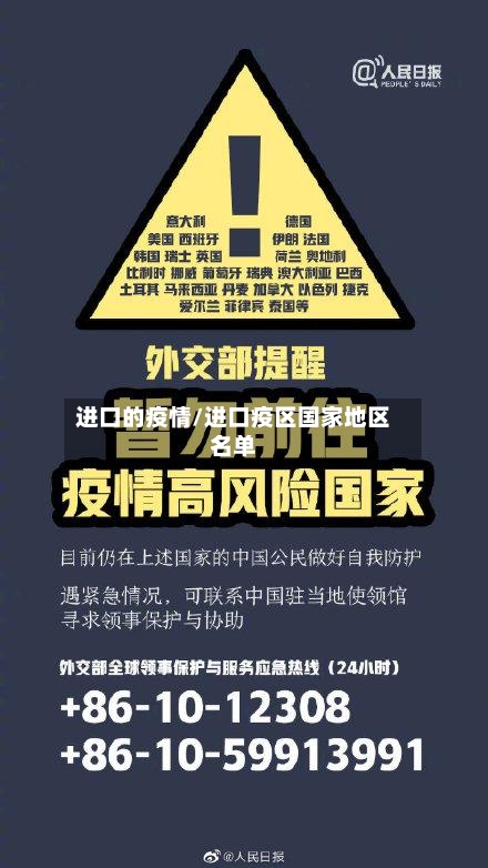 进口的疫情/进口疫区国家地区名单-第1张图片