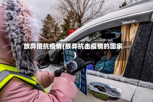 放弃抵抗疫情(放弃抗击疫情的国家)-第3张图片