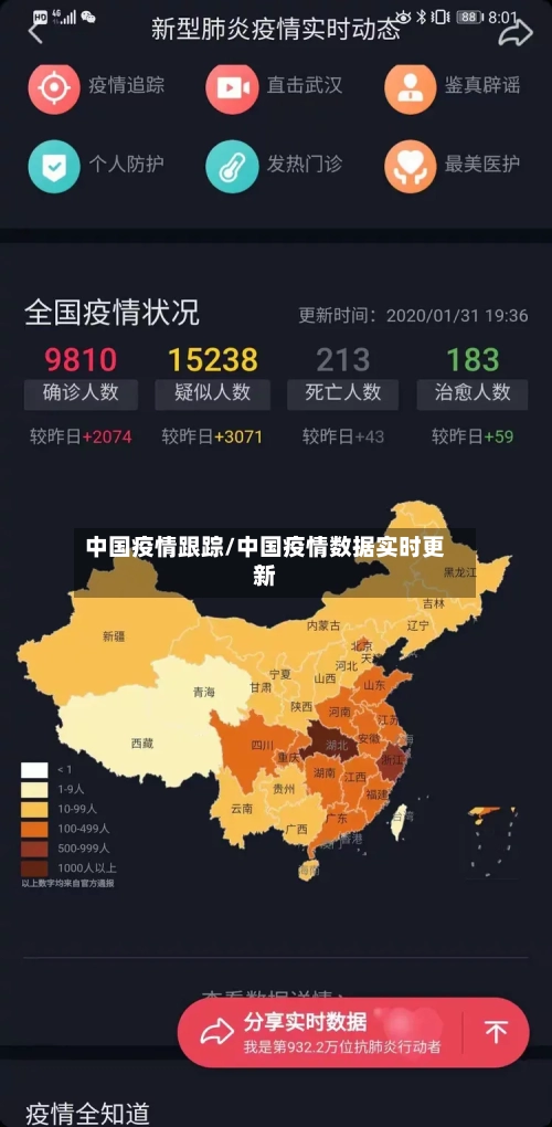 中国疫情跟踪/中国疫情数据实时更新-第2张图片