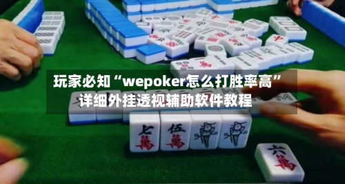 玩家必知“wepoker怎么打胜率高	”详细外挂透视辅助软件教程-第2张图片