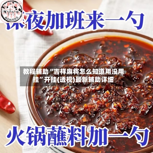教程辅助“吉祥麻将怎么知道用没用挂	”开挂(透视)最新辅助详细-第2张图片