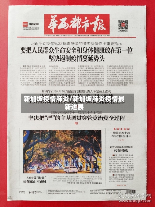 新加坡疫情肺炎/新加坡肺炎疫情最新进展-第1张图片