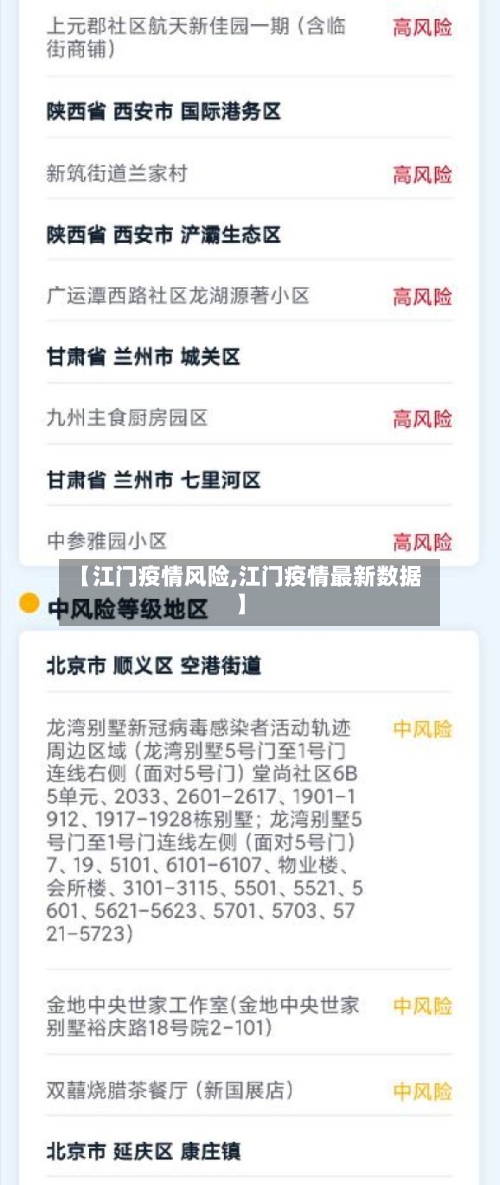 【江门疫情风险,江门疫情最新数据】-第1张图片