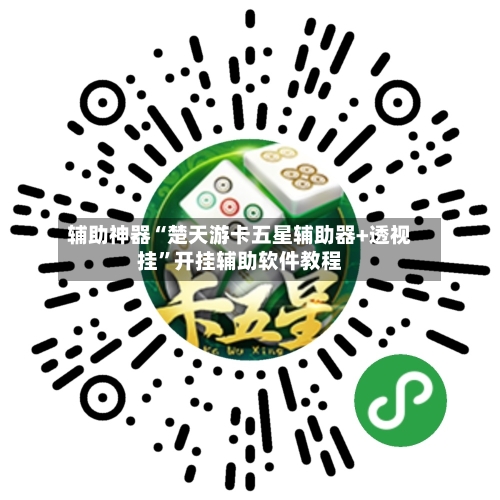 辅助神器“楚天游卡五星辅助器+透视挂	”开挂辅助软件教程-第2张图片