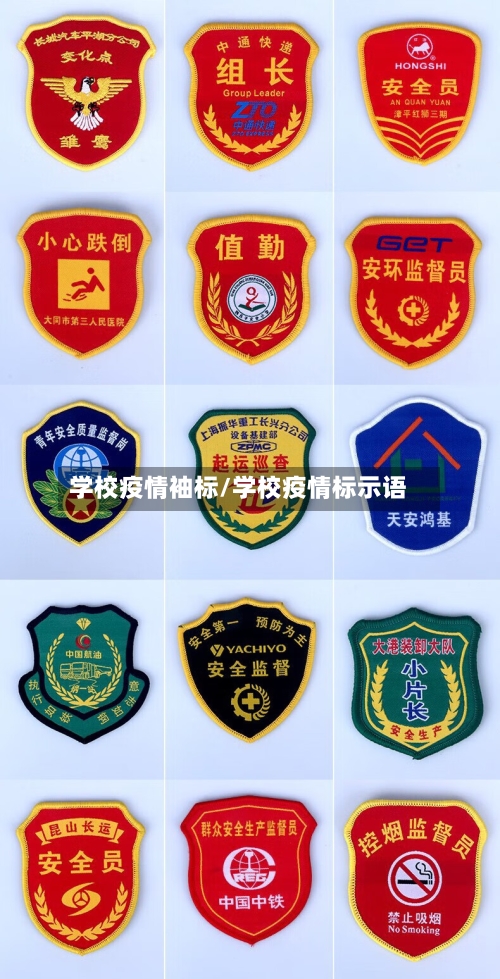 学校疫情袖标/学校疫情标示语-第3张图片