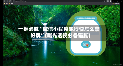一键必胜“微信小程序跑得快怎么拿好牌”(曝光透视必备猫腻)-第2张图片