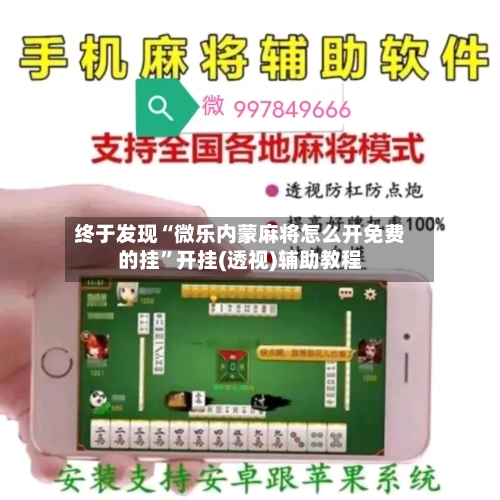 终于发现“微乐内蒙麻将怎么开免费的挂”开挂(透视)辅助教程-第3张图片