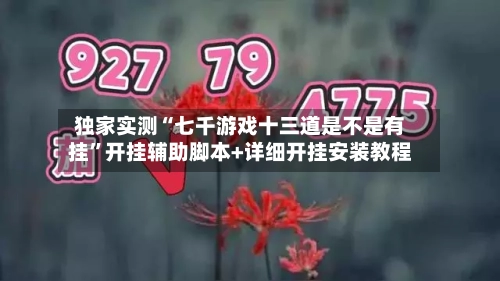 独家实测“七千游戏十三道是不是有挂”开挂辅助脚本+详细开挂安装教程-第1张图片