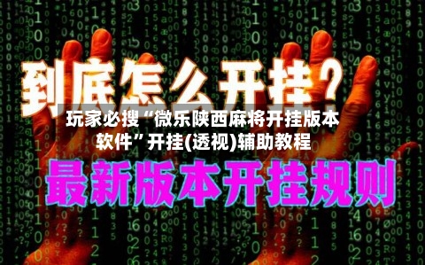 玩家必搜“微乐陕西麻将开挂版本软件”开挂(透视)辅助教程-第1张图片