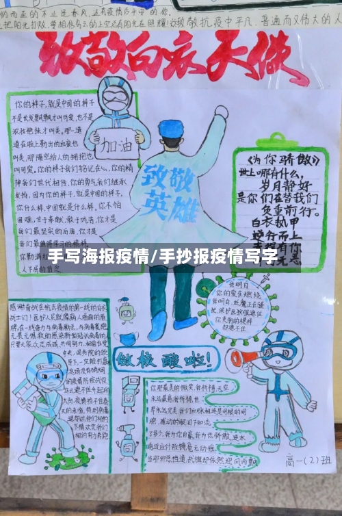 手写海报疫情/手抄报疫情写字-第2张图片