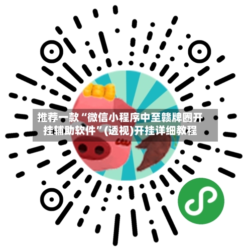 推荐一款“微信小程序中至赣牌圈开挂辅助软件	”(透视)开挂详细教程-第2张图片