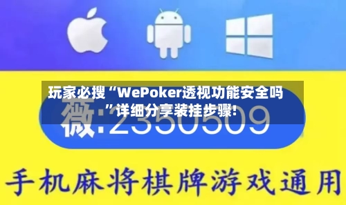 玩家必搜“WePoker透视功能安全吗	”详细分享装挂步骤!-第3张图片