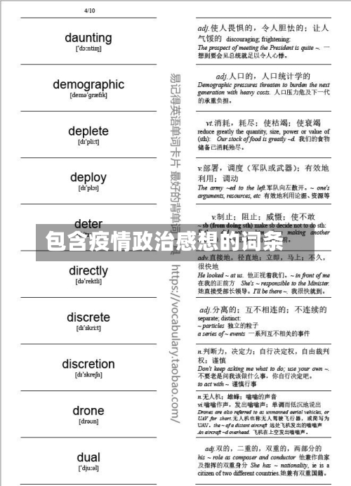 包含疫情政治感想的词条-第3张图片