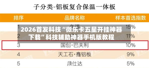 2026首发科技“微乐卡五星开挂神器下载	”科技辅助神器手机版教程-第2张图片