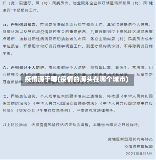疫情源于哪(疫情的源头在哪个城市)-第1张图片