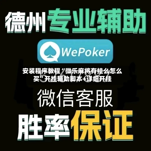 安装程序教程“微乐麻将有挂么怎么买”开挂辅助脚本+详细开挂-第1张图片