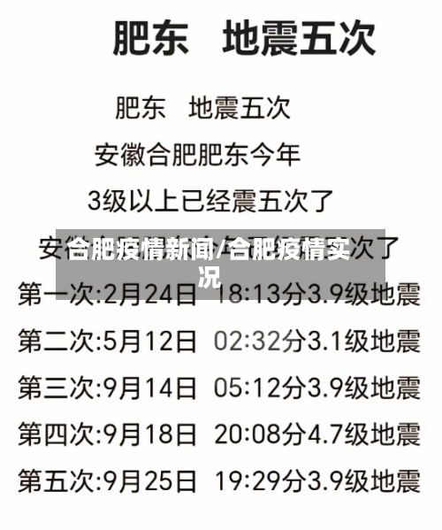 合肥疫情新闻/合肥疫情实况-第2张图片
