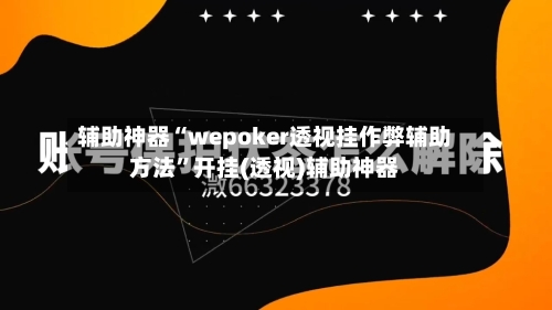 辅助神器“wepoker透视挂作弊辅助方法”开挂(透视)辅助神器-第2张图片